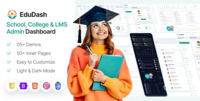 Edudash - Education Management Admin Dashboard Template