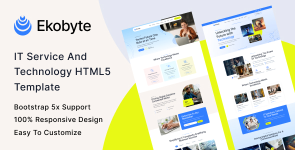Ekobyte - IT Service & Technology HTML5 Template Ekobyte - IT Service & Technology HTML5 Template