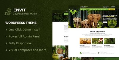 Envit - An Environmental WordPress theme