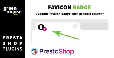Favicon badge with product counter for Prestashop