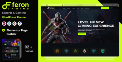 Feron – eSports and Gaming WordPress Theme