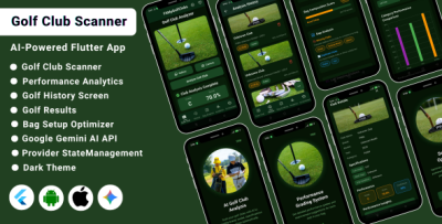 FitMyGolfClubs - AI Golf Club Equipment Analysis Flutter App