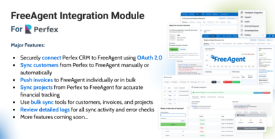 FreeAgent Integration Module for Perfex CRM