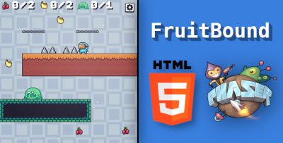 FruitBound - HTML5 Platform Game