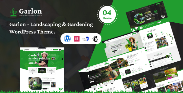 Garlon - Gardening and Landscaping WordPress Theme Garlon - Gardening and Landscaping WordPress Theme