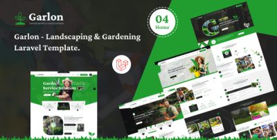 Garlon – Gardening and Landscaping Laravel Template