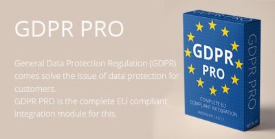 GDPR PRO - Complete EU compliant integration