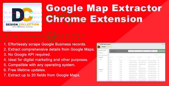Google Maps Business Data Scraper - Chrome Extension Google Maps Business Data Scraper - Chrome Extension