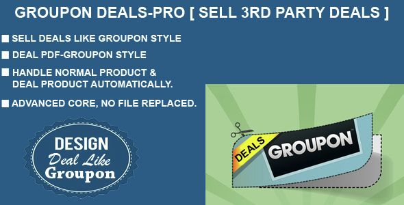 Groupon Deals-PRO (Sell 3rd Party Deals) Groupon Deals-PRO (Sell 3rd Party Deals)
