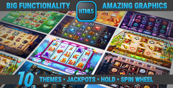 HTML Mega Slot Bundle • 10 Casino Themes HTML Mega Slot Bundle • 10 Casino Themes