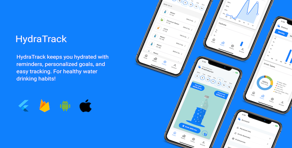 HydraTrack - Smart Water Reminder & Hydration Tracker HydraTrack - Smart Water Reminder & Hydration Tracker