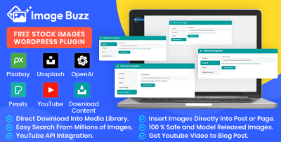 Image Buzz - Pexels, Pixabay, Unsplash & OpenAI for WordPress