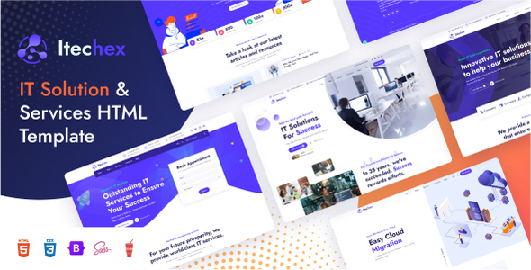 Itechex - IT Solution & Services HTML Template Itechex - IT Solution & Services HTML Template
