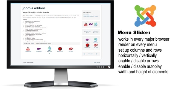 Joomla Menu Slider Module Joomla Menu Slider Module