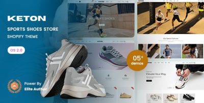 Keton - Sports Shoes Shopify 2.0 Theme