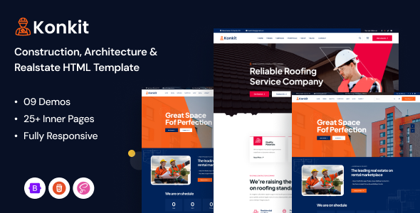 Konkit - Construction HTML Template Konkit - Construction HTML Template