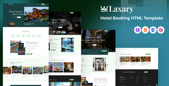 Laxary – Hotel Booking HTML Template Laxary – Hotel Booking HTML Template