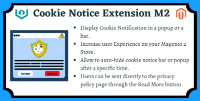 Magento 2 Cookie Notice | GDPR | CCPA Extension By Webiators