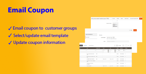 Magento 2 Email Coupon Magento 2 Email Coupon