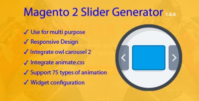Magento 2 Slider Generator