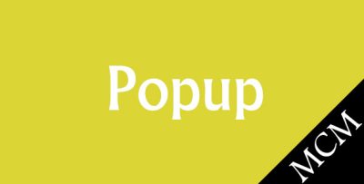 Magento Popup