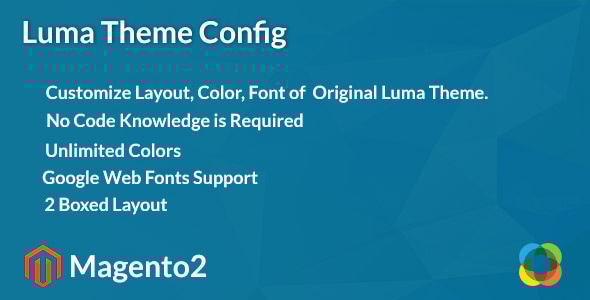 Magento2 Luma Theme Config Magento2 Luma Theme Config