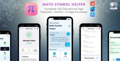 Math Symbol Helper - Complete iOS Educational App Template