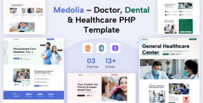 Medolia - Doctor, Dental & Healthcare PHP Template