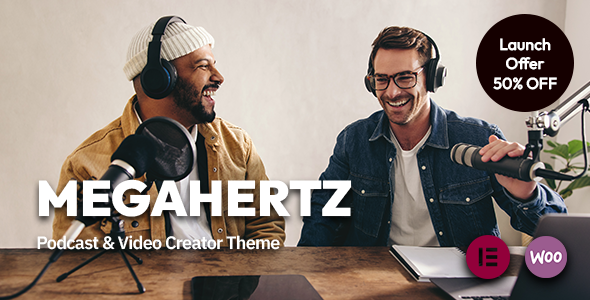 MegaHertz - Podcast and Video Creator WordPress Theme MegaHertz - Podcast and Video Creator WordPress Theme