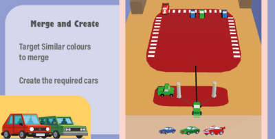 Merge & Create: Builder – Slingshot Physics Puzzle + Merge System with Power-Ups (Unity)