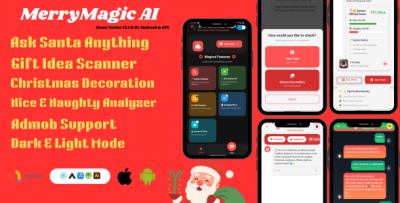 MerryMagic - AI Christmas Assistant with AI Santa Chat (Android & iOS)