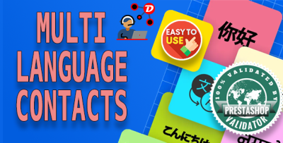 Multi-Language Contacts Prestashop module