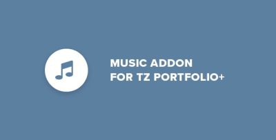Music - Addon for TZ Portfolio+