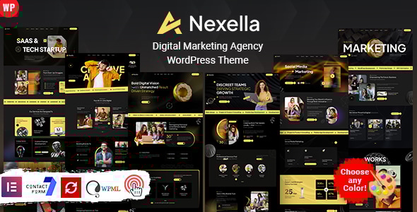 Nexella - Digital Marketing Agency WordPress Theme Nexella - Digital Marketing Agency WordPress Theme