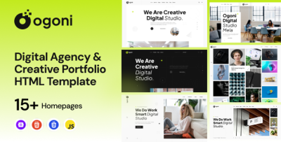 Ogoni - Creative Agency and Portfolio HTML Template