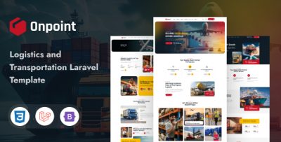 Onpoint - Logistics and Transportation Laravel Template