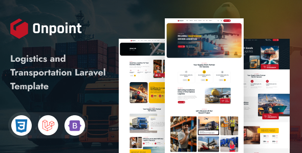 Onpoint - Logistics and Transportation Laravel Template Onpoint - Logistics and Transportation Laravel Template