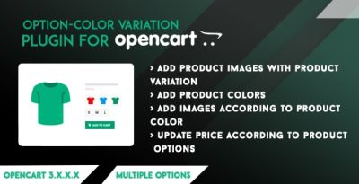 Opencart Option-Color Variation