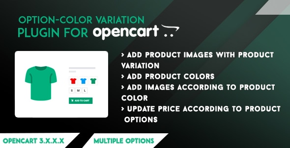 Opencart Option-Color Variation Opencart Option-Color Variation