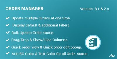 Order Manager - Full Order Management