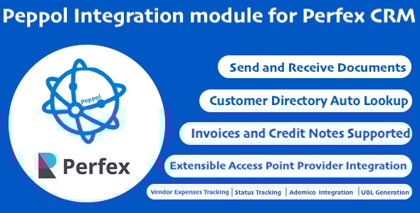 PEPPOL Integration Module for Perfex CRM PEPPOL Integration Module for Perfex CRM