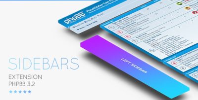 phpBB 3.2 / 3.3 Sidebar Extension - Responsive