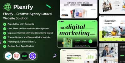 Plexify - Multipurpose Business Agency Theme for W3CMS