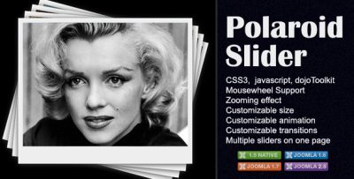 Polaroid Slider for Joomla
