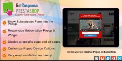 Prestashop GetResponse Subscription