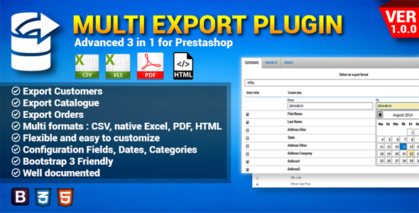 Prestashop Multi Exporter Prestashop Multi Exporter