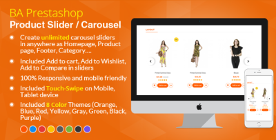 Prestashop Responsive/Unlimited Product Slider Carousel Module – Prestips