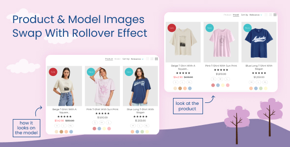 Product & Model Images Swap Rollover on Category Page Product & Model Images Swap Rollover on Category Page