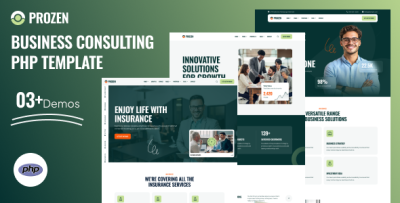 Prozen - Business Consulting PHP Template
