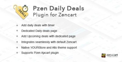 Pzen Daily Deals - Plugin for Zencart